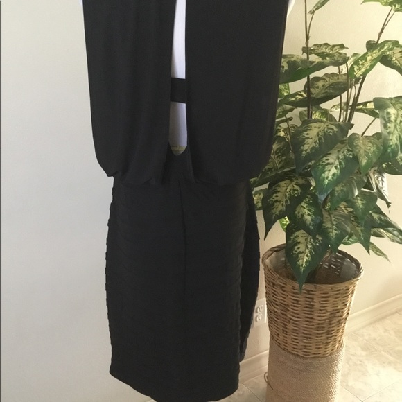 🌹2X HOST PICK🌹 R&M RICHARDS BLACK PETITE DRESS/ SIZE 6P - Picture 3 of 5